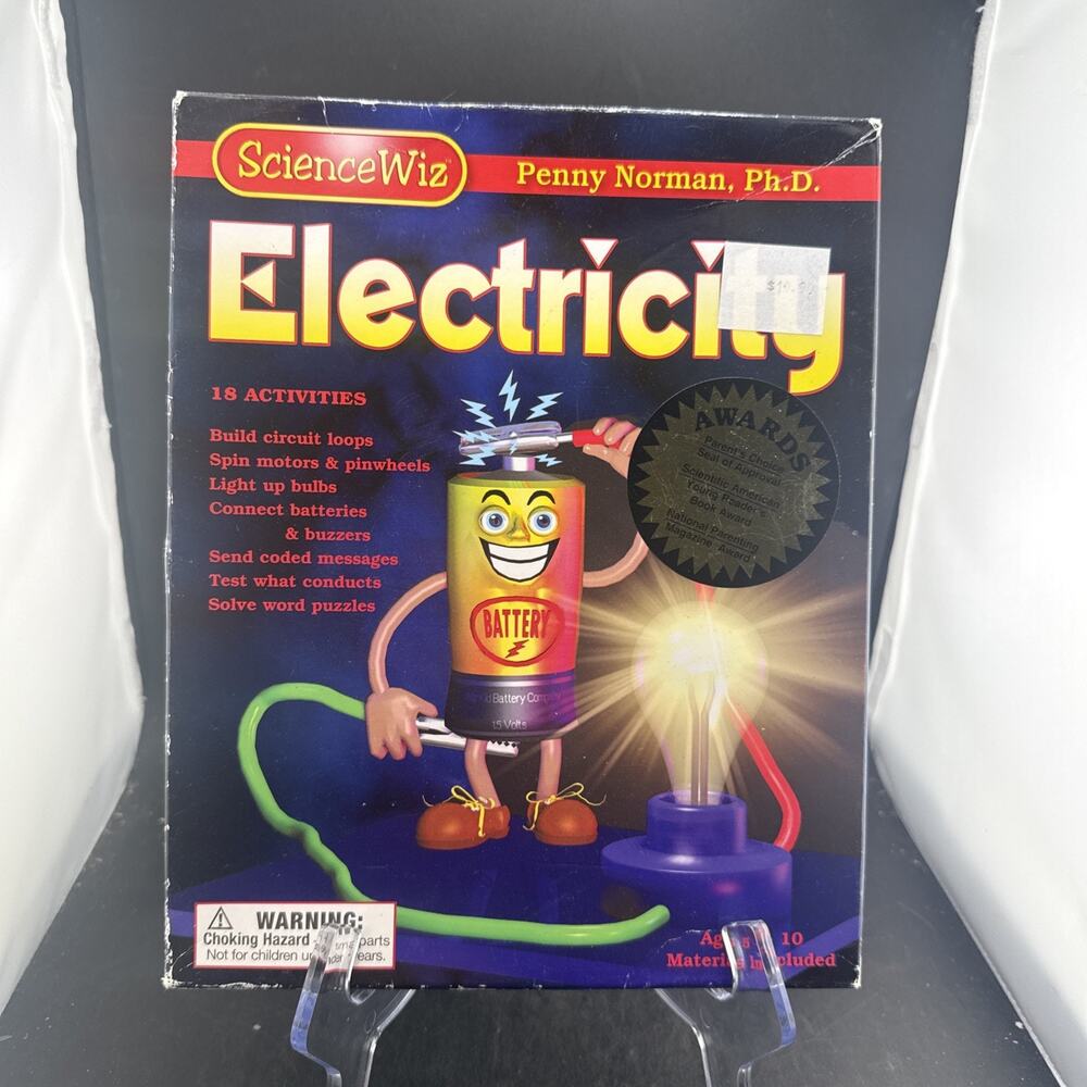 Science Wiz Electricity Kit STEM Learning Electrical Set NEW
